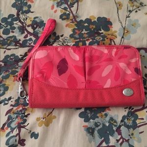 Haiku zip around wallet/clutch